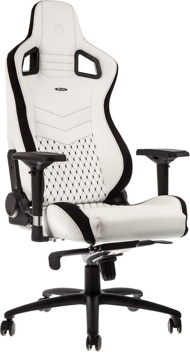 noblechairs Epic Gaming Stuhl - Bürostuhl - Schreibtischstuhl - PU-Kunstleder - Inklusive Kissen - W