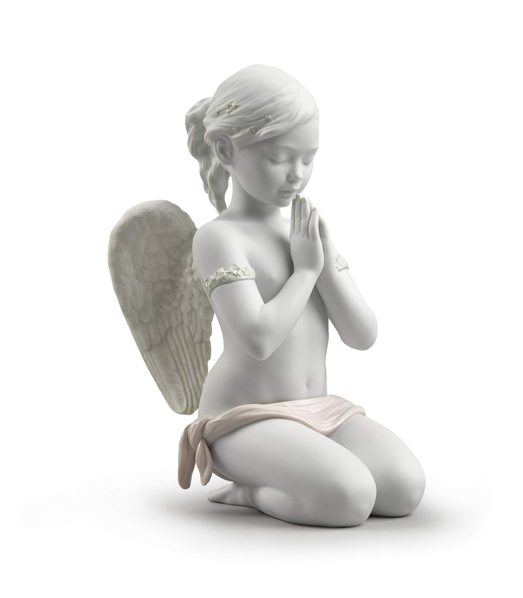 LLADRÓ Engel-Figur Himmlisches Gebet. Engel. Porzellan.