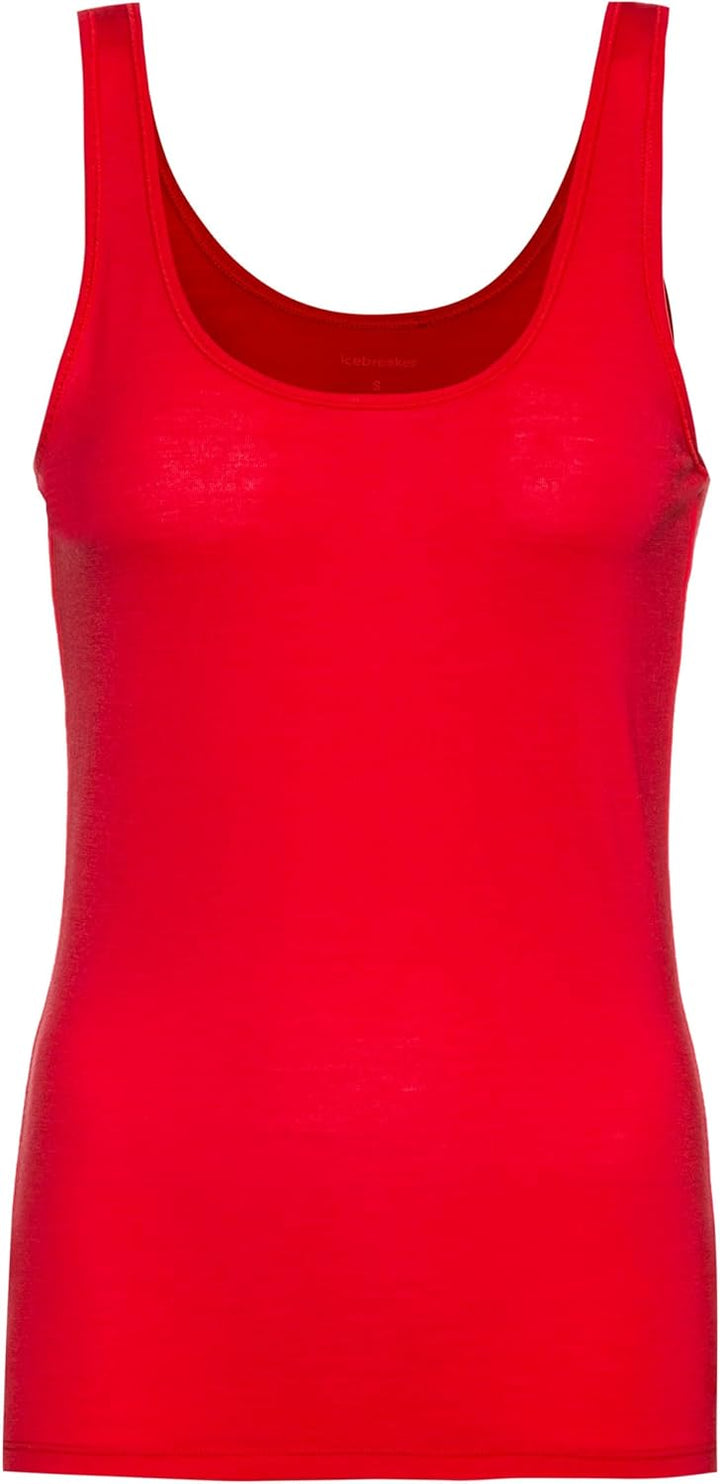 Icebreaker Damen Siren Tank Top - Sporttop Damen - Merinowolle Unterwäsche S Glow, S Glow