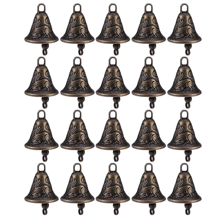 YARNOW Glöckchen Metall Vintage Antike Wind Glocken Anhänger Basteln Handwerk Glocken Feng Shui Glüc