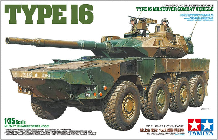 TAMIYA 35361 - 1:35 JGSDF MCV Type 16 (8x8) (2), Modellbau, Plastik Bausatz, Hobby, Basteln, Kleben,