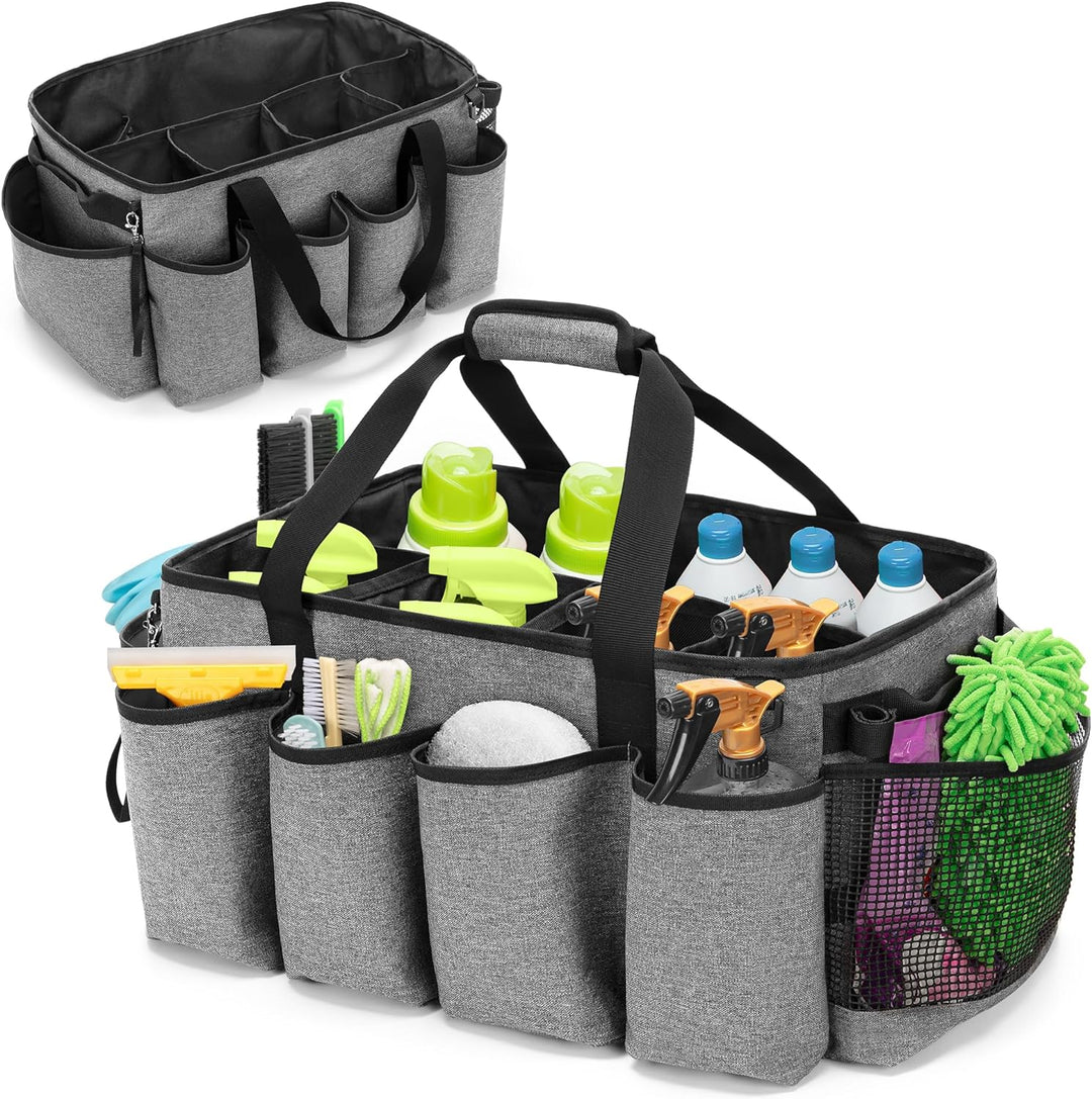 HODRANT Extra Grosser Reinigungs Caddy Organisator, mit Stabilem Pad & Griffen, Reinigungs Aufbewahr