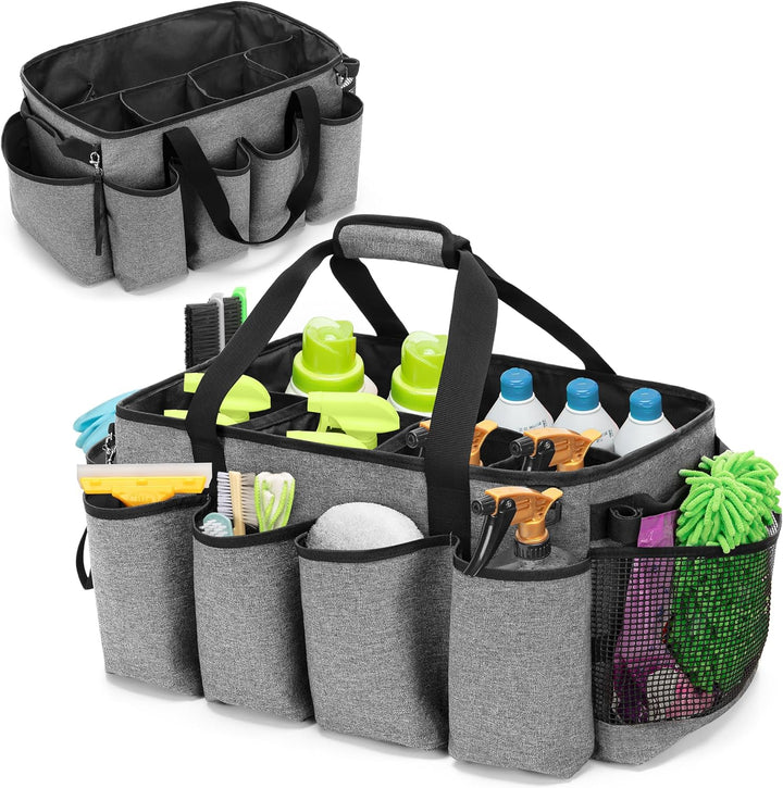 HODRANT Extra Grosser Reinigungs Caddy Organisator, mit Stabilem Pad & Griffen, Reinigungs Aufbewahr