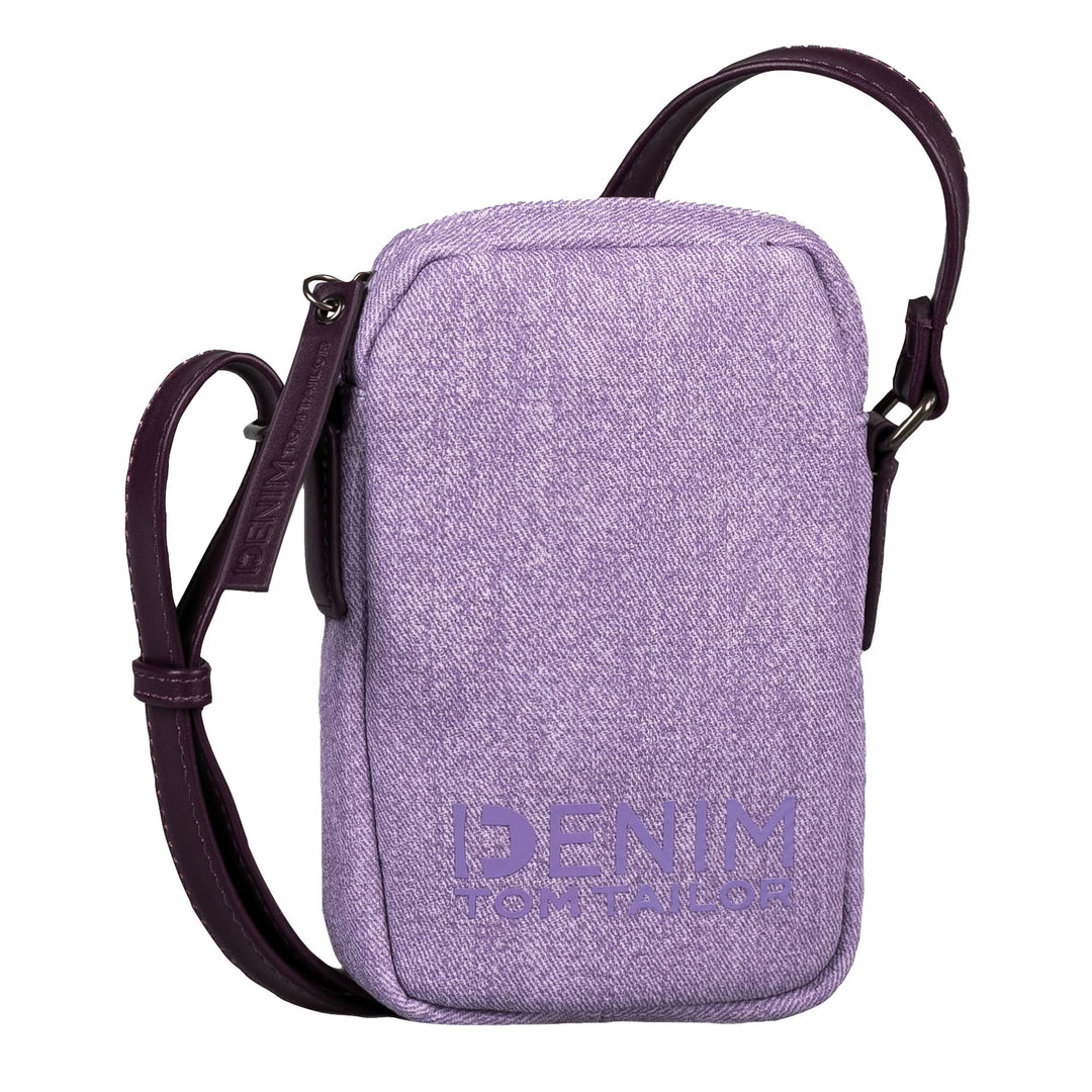 DENIM TOM TAILOR bags Jessy Damen Handytasche Umhängetasche Mittelgross Lila
