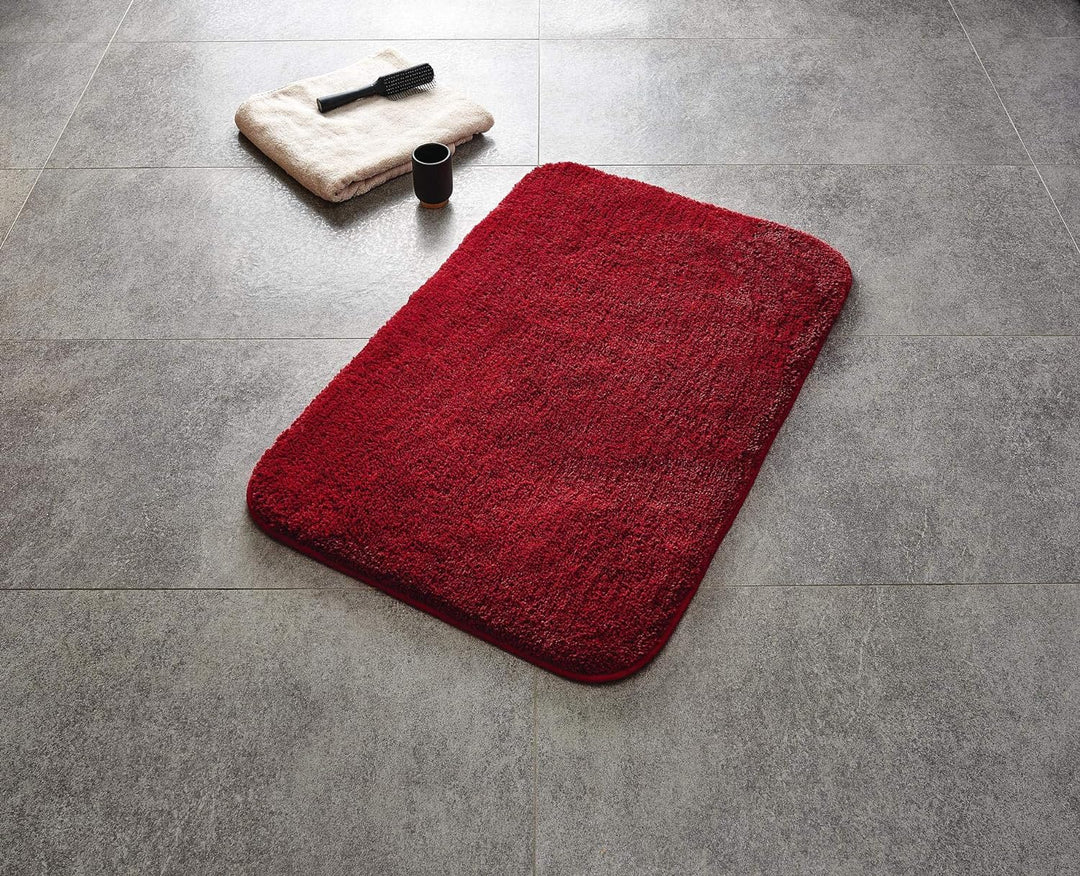 RIDDER Badezimmerteppich Chic rot 60x90 cm 60x90 cm Rot, 60x90 cm Rot