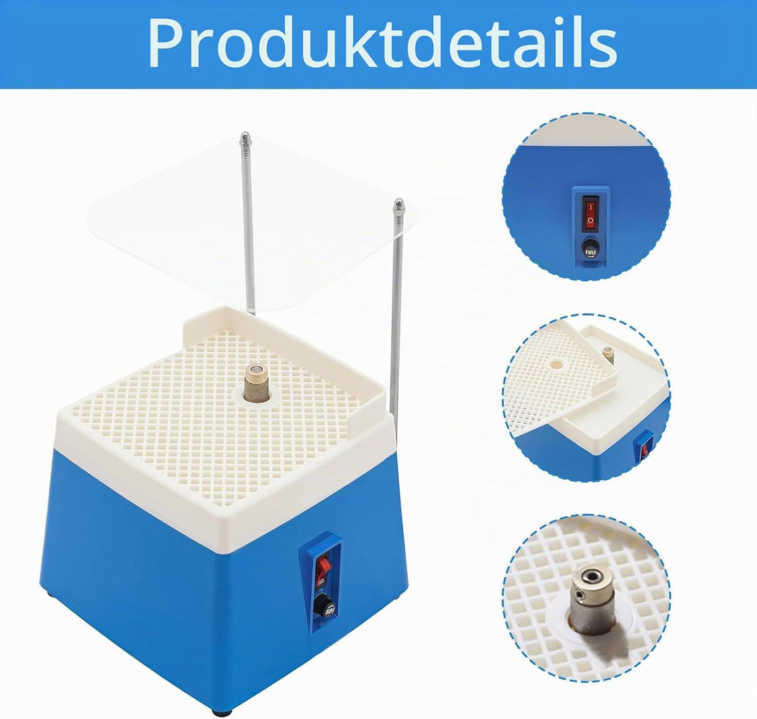 Glasschleifer 65W, 4200R/Min Tragbare Buntglasmühle 220V Mini Schleifwerkzeug Glasmalerei Schleifmas