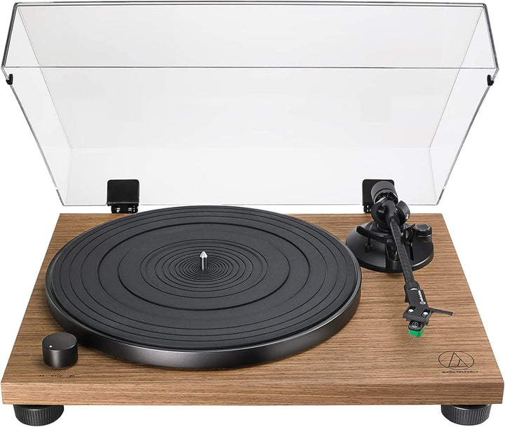 Audio-Technica LPW40WN Manueller Plattenspieler mit Riemenantrieb Walnuss