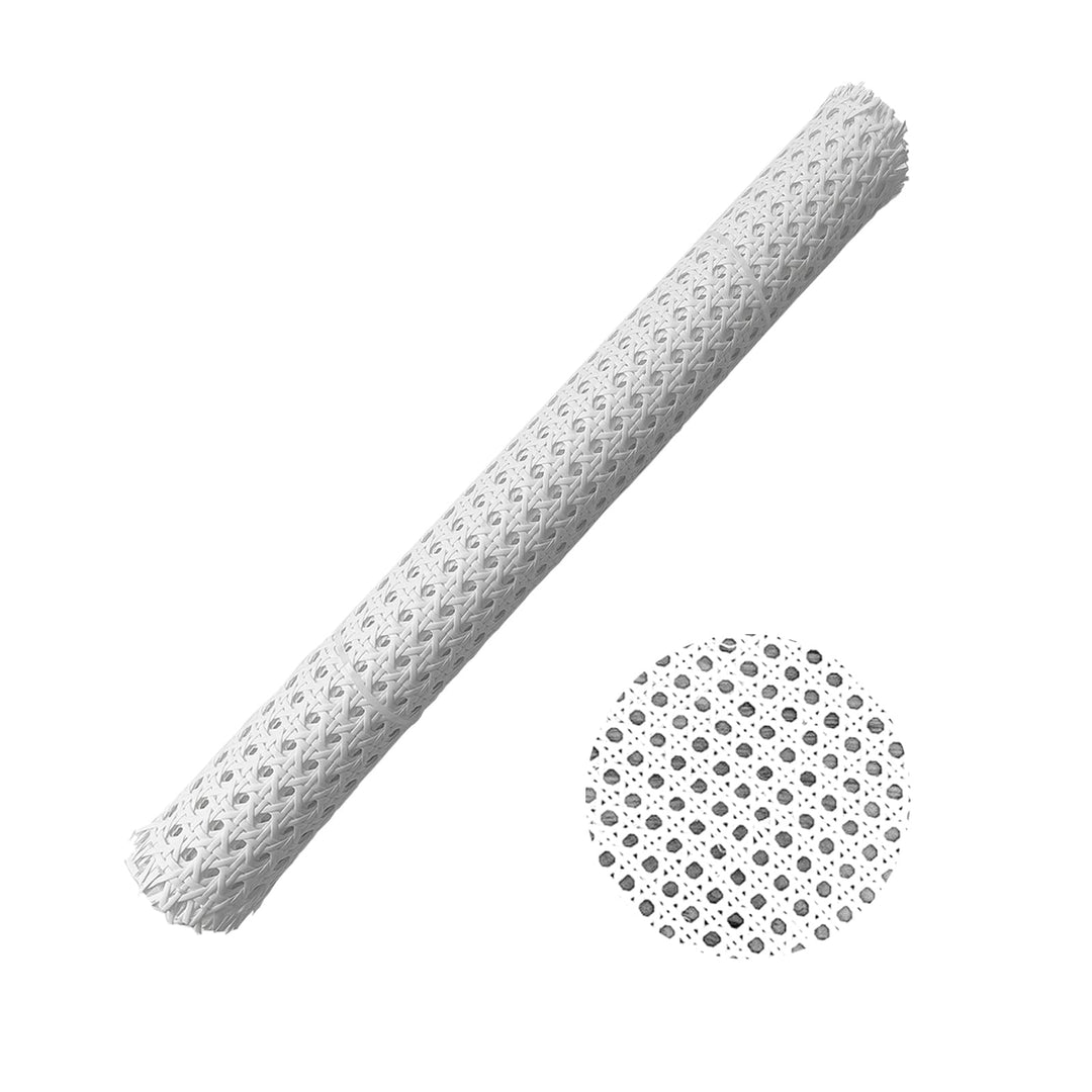 selliner Wiener Geflecht Weiss,40cm X 100cm Schimmelfest Rattan,PE Plastik Wasserdicht Rattan Geflec