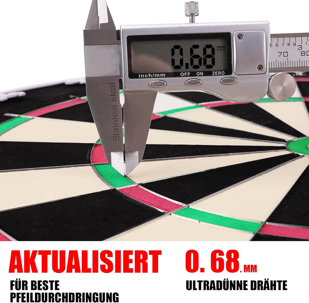 Seydrey Dartscheibe Kork Dartscheibe mit Pfeilen Offizielles Steeldartscheibe Dartscheibe Steeldart