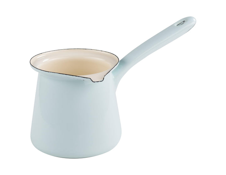 Riess, 0445-006, Kaffeekocher, CLASSIC - BUNT/PASTELL, Farbe Türkis, Inhalt 0.75 Liter, Höhe 10.5 cm