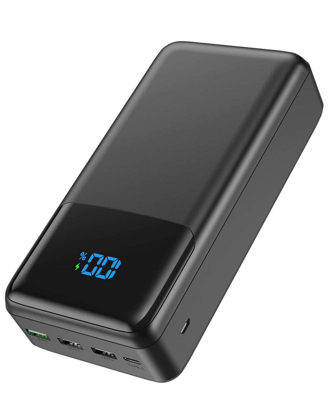 Power Bank 60000 mAh Grosse kapazitäten, USB C 22.5W Schnellladung | 4 Ausgängen und 2 Eingängen Ext