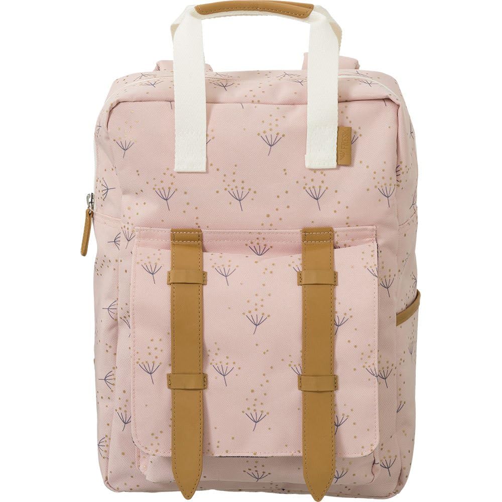 Fresk Löwenzahn-Rucksack, bedruckt, Unisex, Kinder, 1 Stück, Rosa, 1 Unidad (Paquete de 1), Casual