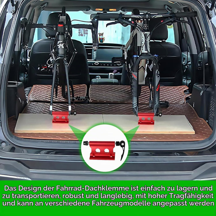 2 Stück Fahrrad Gabelhalterung, Vorderradgabel Fester Clip, Gabelbefestigungshalterung Aluminiumlegi