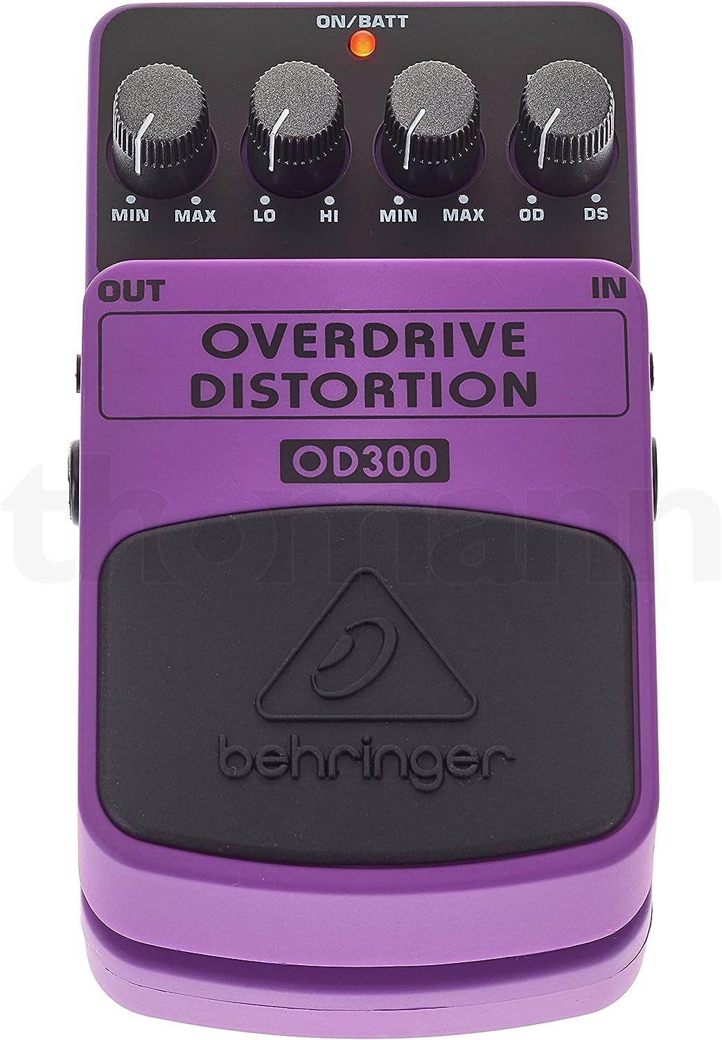 Behringer OVERDRIVE/DISTORTION OD300 2-Mode Overdrive/Distortion Effektpedal OVERDRIVE/DISTORTION OD