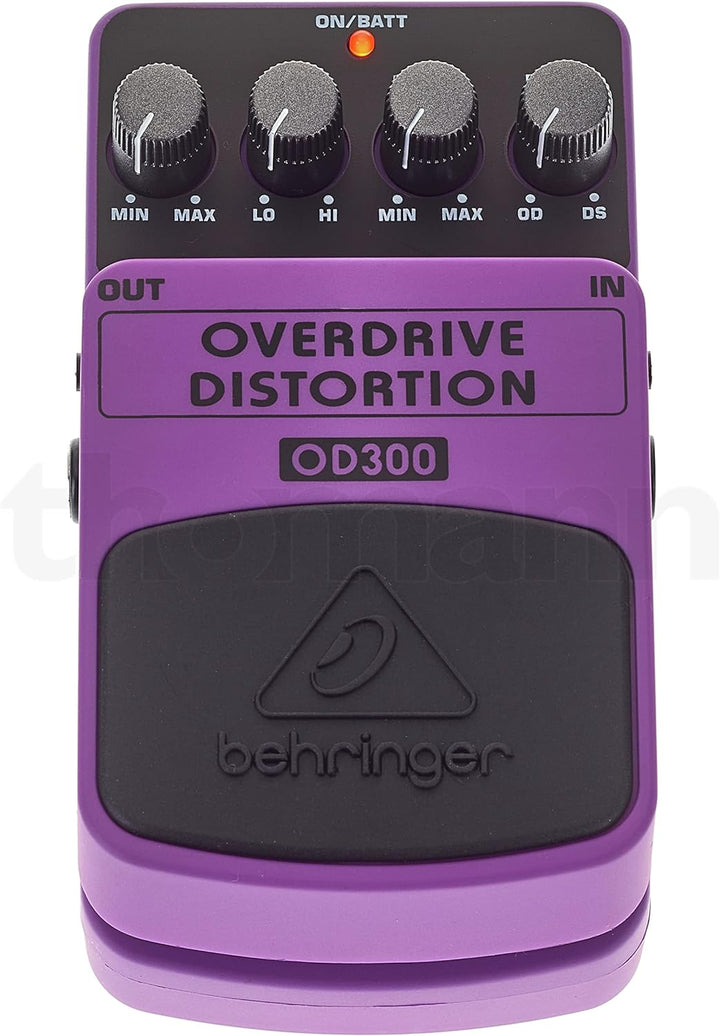 Behringer NOISE REDUCER NR300 Ultimatives Effektpedal zur Rauschunterdrückung & OVERDRIVE/DISTORTION