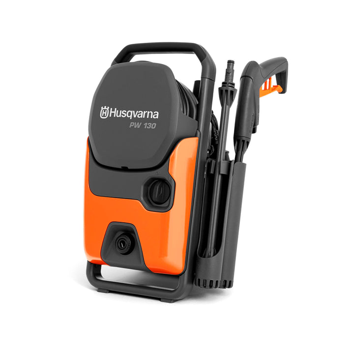 Husqvarna PW 130 Hochdruckreiniger – 130 Bar, 465L/h Durchflussmenge, Metallpumpe, 6 m Schlauch, Sch