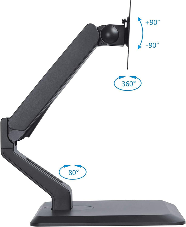 conecto CC50696 Schreibtisch Halterung Tisch-Ständer für Monitor und Touchscreen mit 17-32 Zoll, VES