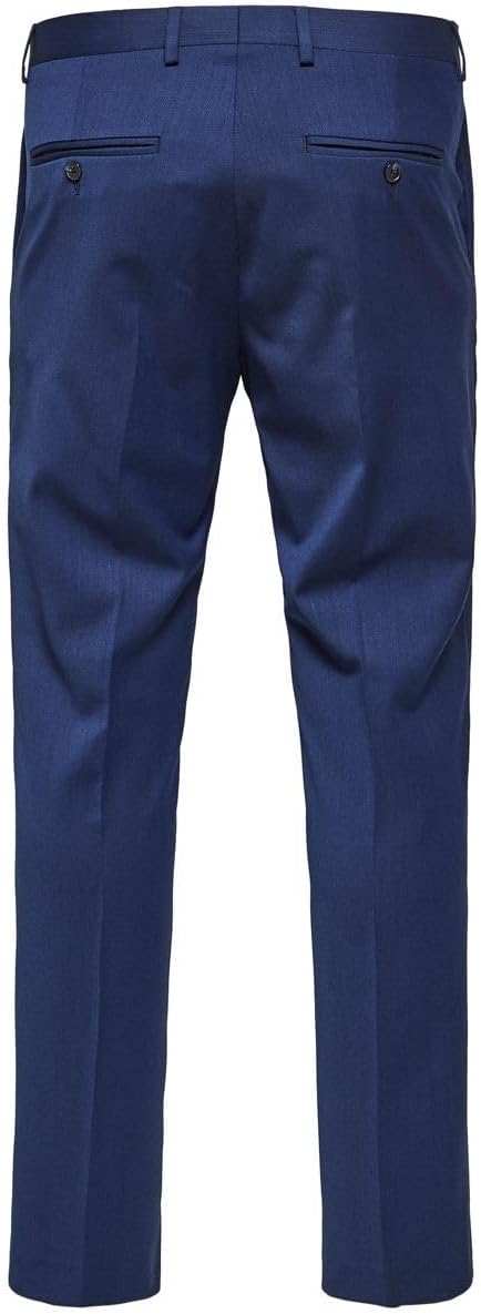 SELECTED HOMME Herren Anzughose Slim Fit 42 Blau (Blue Depths Blue Depths), 42 Blau (Blue Depths Blu