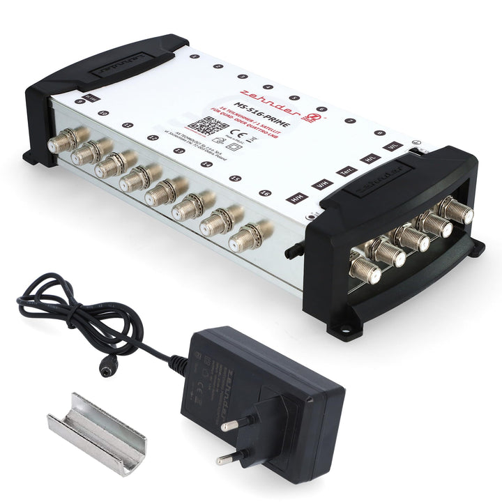 Zehnder 5/16 Multischalter 16 Teilnehmer 1 Satellit - Regelbare Terrestrik - Quattro und Quad LNB ge
