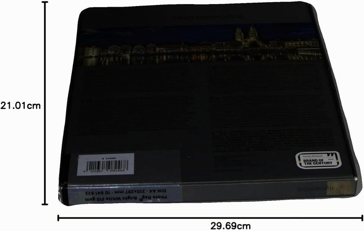 Hahnemühle 10641623 Digital FineArt Photo Rag Papier, 310 g/m², DIN A4, 210 x 297 mm, hellweiss, 210