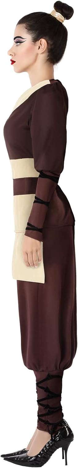 ATOSA Damen 66093 Chinesischer Krieger Kostüm XL Frau Braun, Marrón