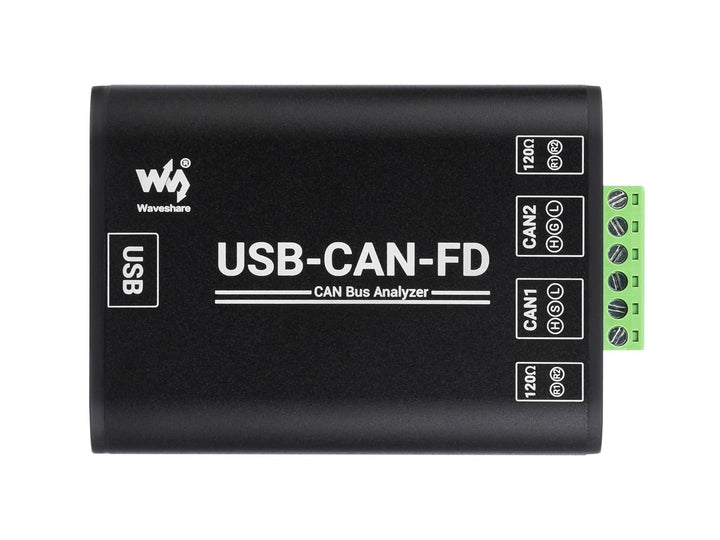 Waveshare Industrial Grade CAN/CAN FD Bus Data Analyzer, USB to CAN FD Adapter, CAN/CAN FD Bus Commu