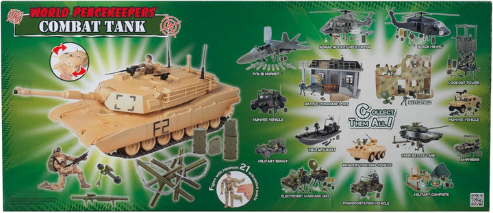 Peterkin World Peace Keepers Panzerkampfwagen mit 3 Figuren & Zubehör
