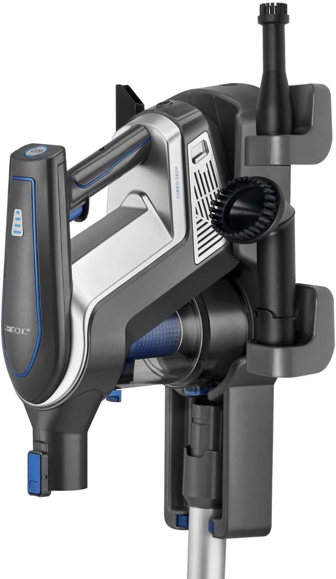 Clatronic BS 1312 A Akku-Bodenstaubsauger, 2 in 1 - Hand- und Bodenstaubsauger, 18,5 V Lithium-Ionen