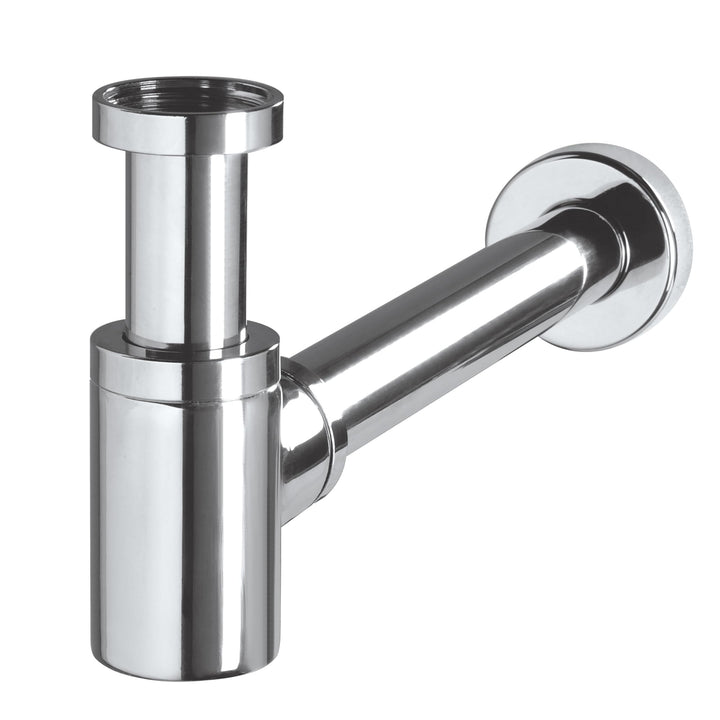 Wirquin 30718695 Mini Siphon für Waschbecken, Design Messing Chrom 31608004