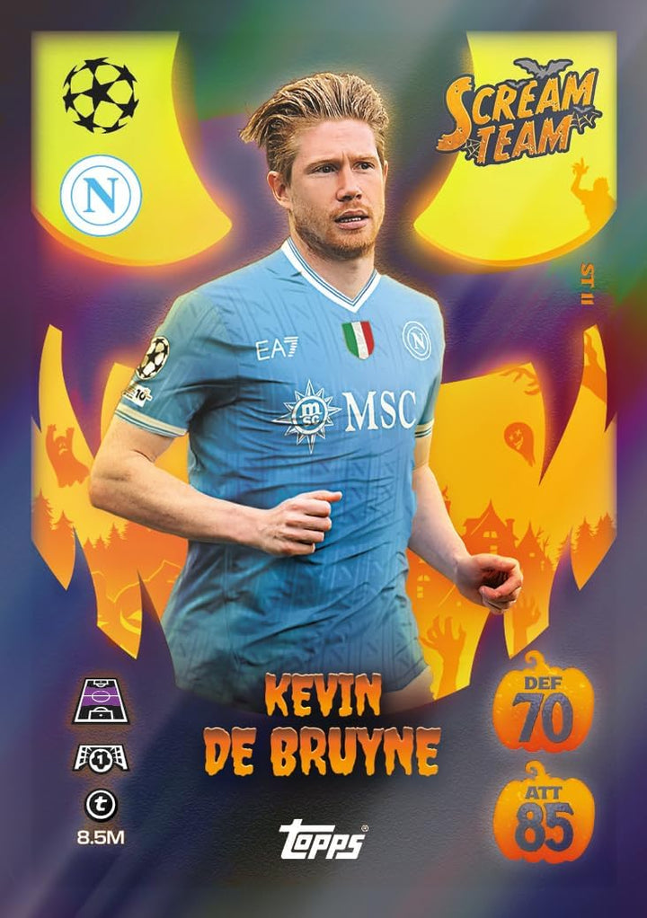 Topps UCC Match Attax 2025/26 - Update Eco Pack #1 - Scream Team - enthält 41 Karten, darunter 16 Ex
