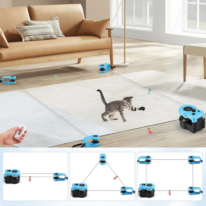 Katzenspielzeug für den Innenbereich, neues Laufband für gelangweilte Kätzchen, Katzenspielzeug mit
