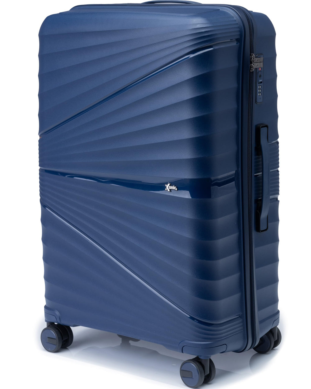 Xonic® Hartschalenkoffer M für 40L - Bruchsicherer Rollkoffer Polypropylen mit 360° Doppelrollen & T