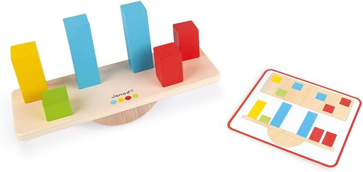 Janod - Essentiel - Die Gewichte - Lernspiel aus Holz Babys und Kleinkinder - Lernen der Begriffe de
