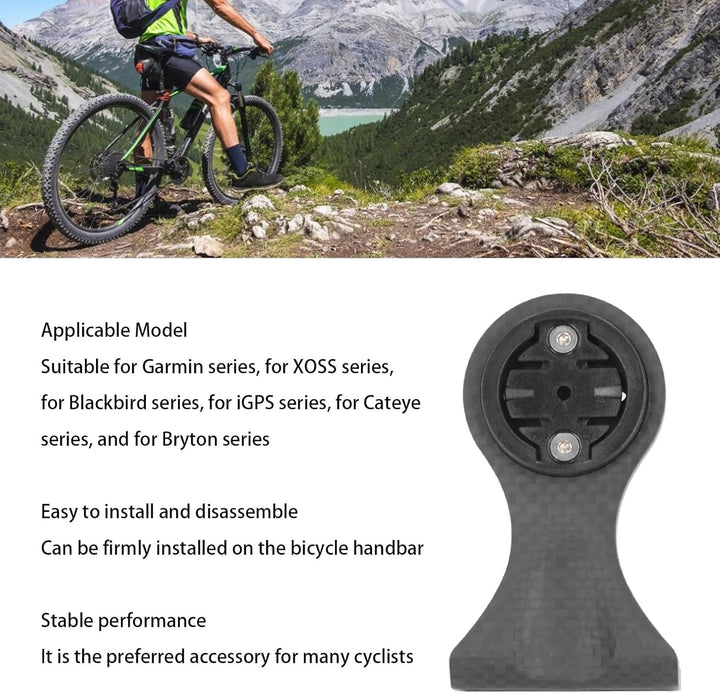 Fahrrad Computer Halterung GUB 693 Carbon Faser Fahrrad Computer Lenker Halter Garmin Cateye Bryton