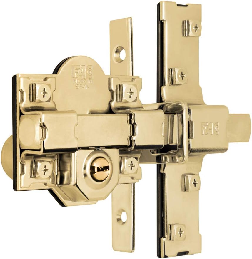 Fac 80 Uve Riegelschloss, goldfarben, Gold