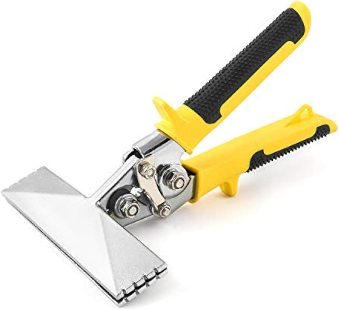 QWORK® 15cm Blechbiegezange mit Komfortgriff,Falzzange,gerades Metall Biegezangenwerkzeug, 15cm