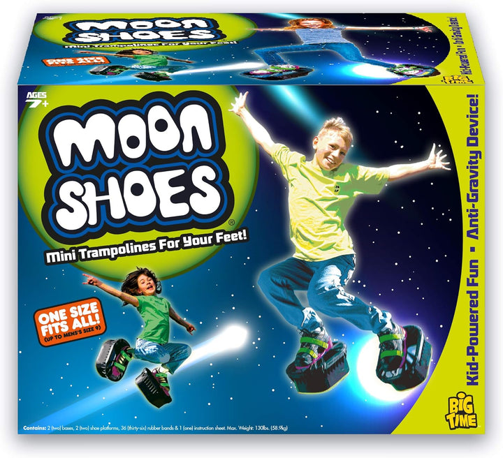 Stay Active MOON Shoes Strap on self Centering Foam Shoe, Non-Skid - mini Trampolines for feet: Indo
