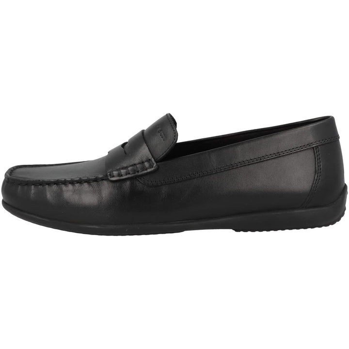Geox Herren U Ascanio A Mokassins 39 EU Schwarz, 39 EU Schwarz