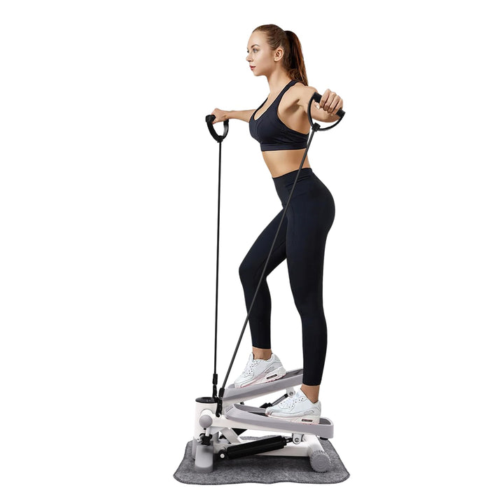 Stepper für Zuhause, Mini Stepper für Zuhause 150kg mit LED-Bildschirm, Up-Down Swing Stepper mit Wi