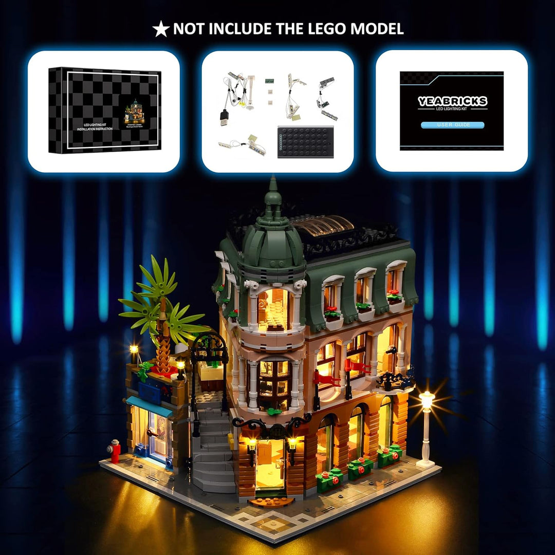 YEABRICKS LED Licht für Lego-10297 Creator Expert Boutique Hotel Bausteine Modell (Lego Set Nicht en