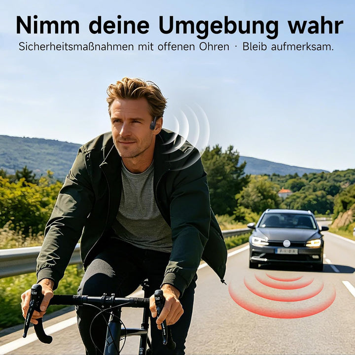 esonstyle Knochenschall Kopfhörer Bluetooth 6.0 - IPX7 wasserdichte | Bone Conduction Headphones mit
