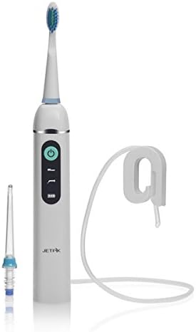 JETPIK 200 (Elite) 3 in 1 System: Elektrische Zahnseide mit Impuls - Munddusche und Schallzahnbürste