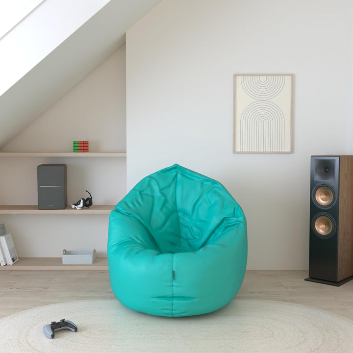 BuBiBag 2in1 Sitzsack L - XXL mit Füllung für Kinder & Erwachsene, Gaming Beanbag & Bodenkissen für
