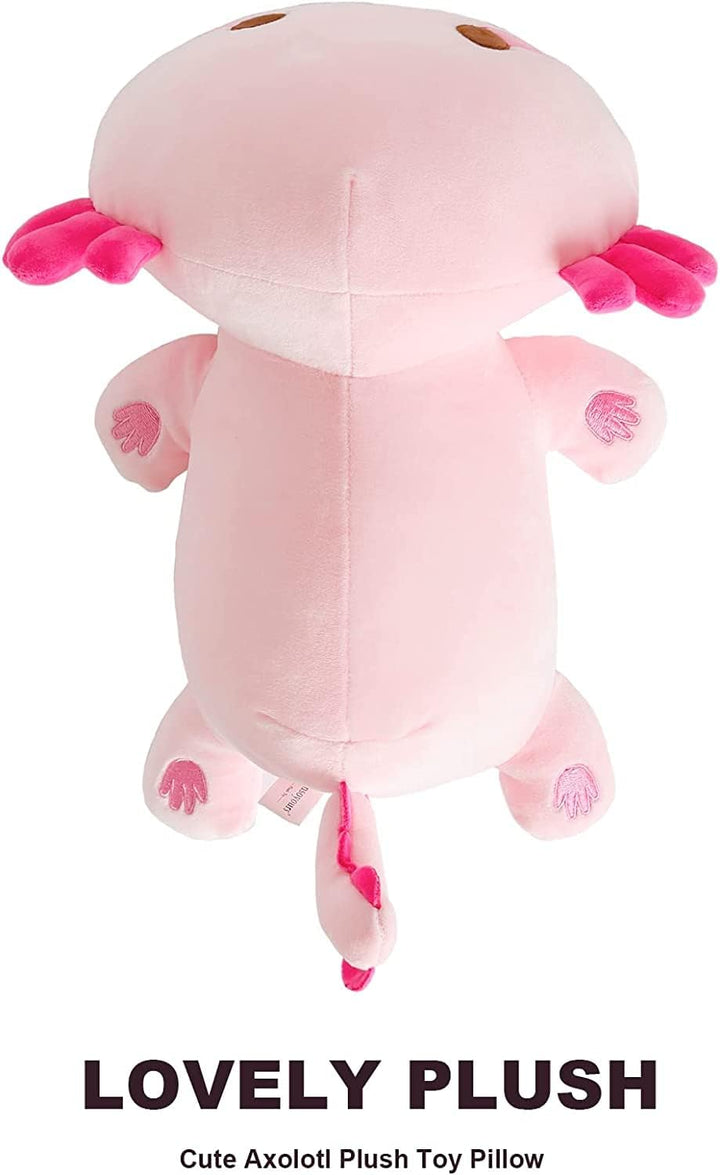 shownicer Plüschtier Axolotl Kuscheltier Stofftier Kawaii Axolotl Plüsch Kissen Spielzeug Wurfkissen