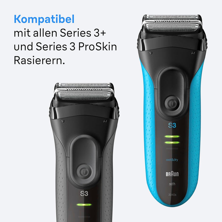 Braun Series 3+ Elektrorasierer Scherkopf 32B – ORIGINAL Ersatzscherteil & Rasierer Zubehör – Made i