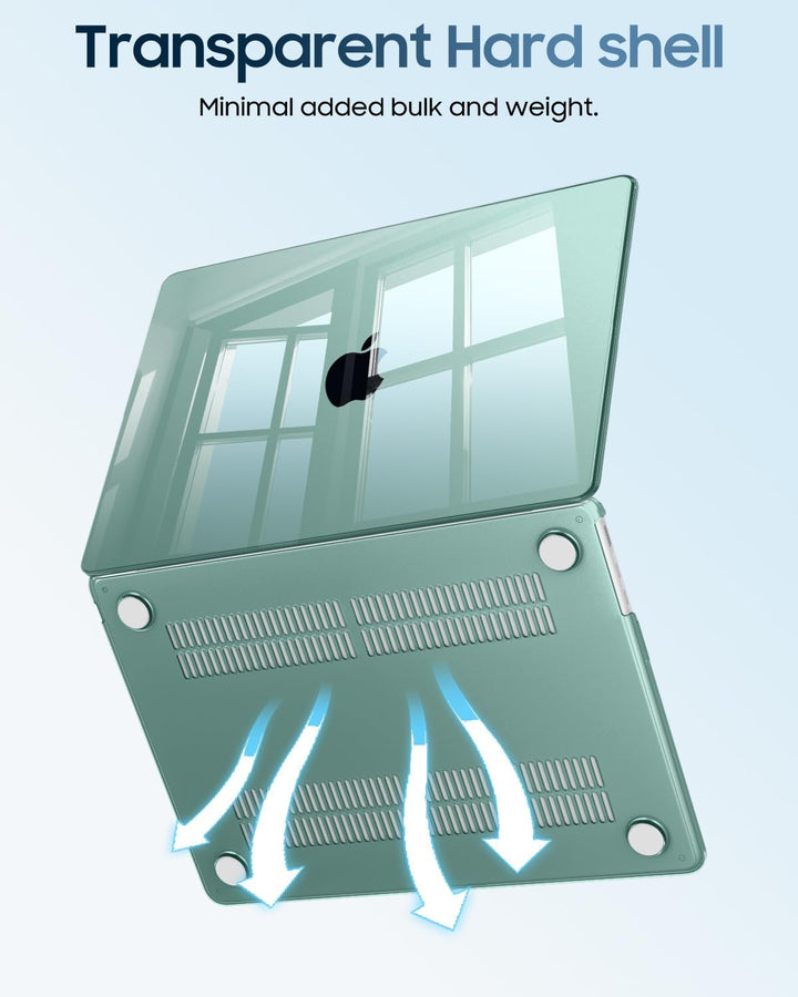 Fintie Hülle Kompatibel mit MacBook Air 13,6 Zoll M5 M4 M3 M2 (2026-2022) A3449 A3240 A3113 A2681, U