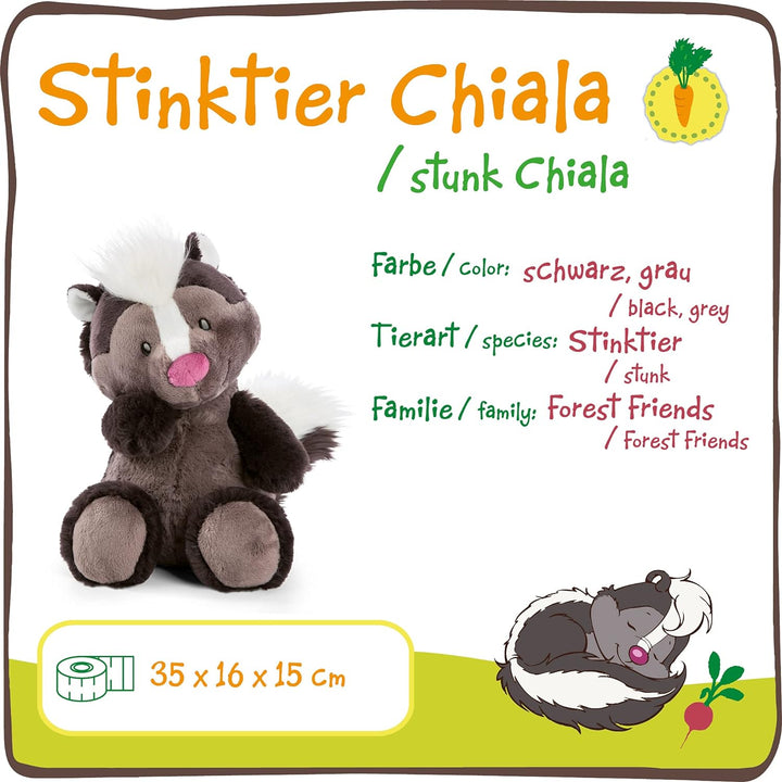 NICI 47343 Stinktier Chiala Skunk 35cm Schlenker Plüsch Forest Friends 35 cm Stinktier Chiala Skunk,