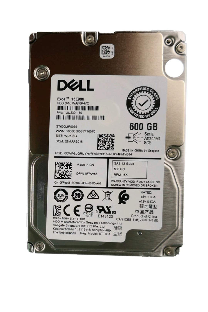 Dell Festplatte 600 GB 15 K SAS
