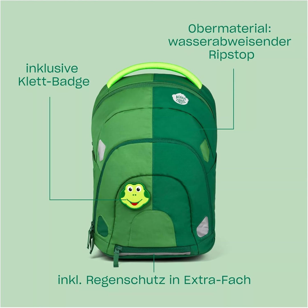 Affenzahn Abenteuerrucksack Daydreamer ergonomisch, 12L Volumen, individualisierbar, mit Regenschutz