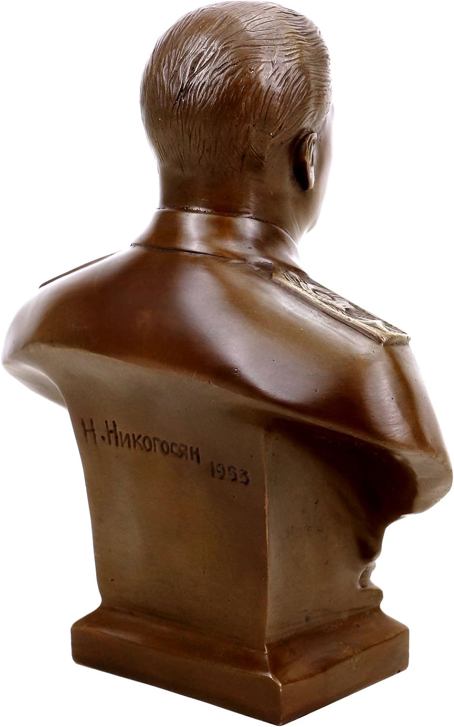 Kunst & Ambiente - Josef Stalin Büste (1953) - UDSSR - signiert - Militaria - Bronze Büste - Militär